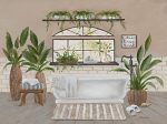 BR599 - Farmhouse Bath I - 16x12 Cheap