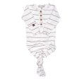 Rose Striped Everything Knotted Newborn Gown Online Hot Sale