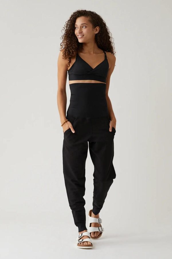 Endurance Performance Maternity & Postpartum Joggers - Onyx Online Sale