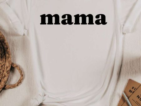 Mama Basic Graphic Tee on Sale