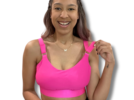 Journey Hands Free Pumping Bra (Hot Pink) Online now