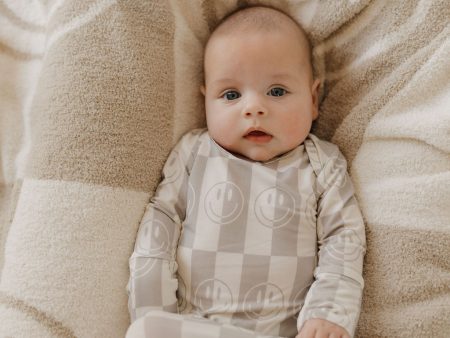 Smile Checkerboard | Bamboo Knotted Gown Fashion