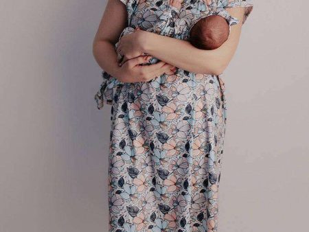 Flower Bloom Labor & Delivery Gown Hot on Sale