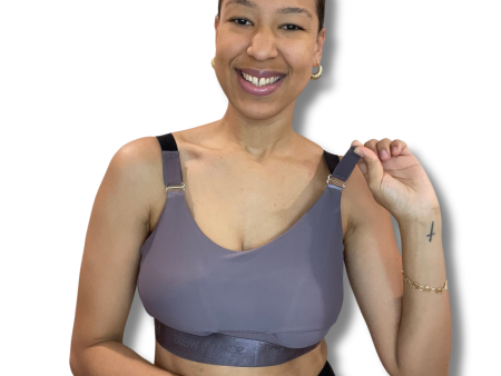 Journey Hands Free Pumping Bra (Aubergine) Supply