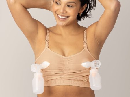 Sublime® Hands-Free Pumping & Nursing Bra | Beige Cheap