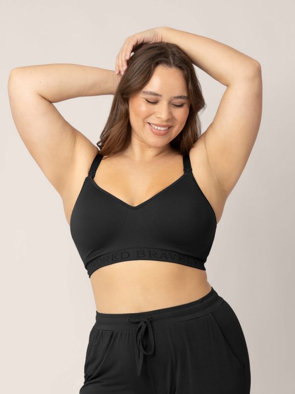 Signature Sublime® Contour Hands-Free Pumping & Nursing Bra | Black Supply