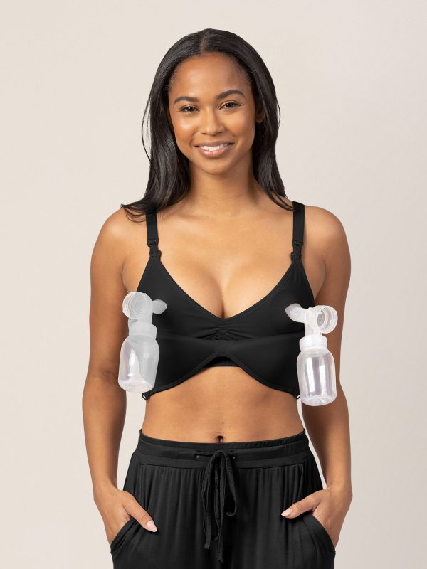 Signature Sublime® Contour Hands-Free Pumping & Nursing Bra | Black Supply