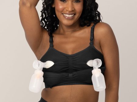 Sublime® Hands-Free Pumping & Nursing Bra | Black Online now