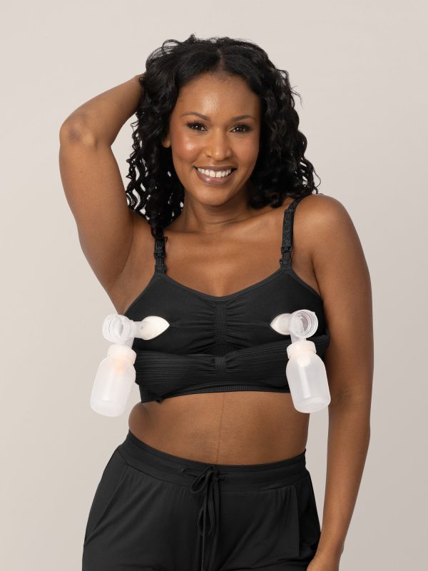 Sublime® Hands-Free Pumping & Nursing Bra | Black Online now