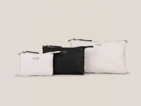 Witney Carson 3-piece Pouch Set | Cloud & Black Supply