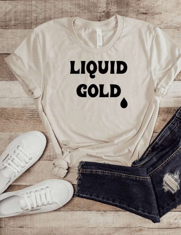 Liquid Gold Mom Graphic Tee Fashion