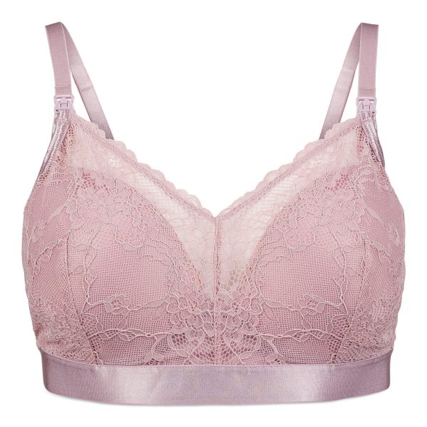 Ooh La La Nursing Bralette in Mauve Online now