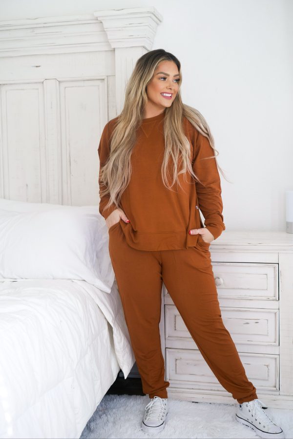 COPPER TERRY DREAM WOMEN S JOGGERS Cheap