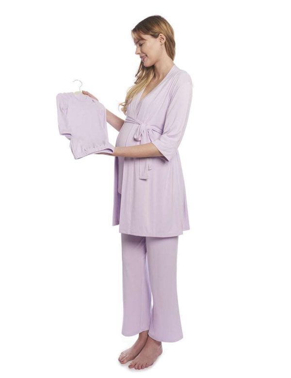 Lavender | Mommy Pajamas & Baby Set For Discount