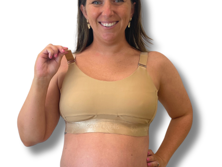 Journey Hands Free Pumping Bra (Latte) on Sale