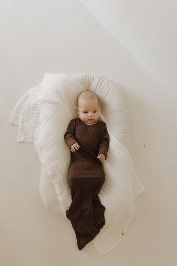 Coffee Bean | Bamboo Knotted Gown Discount