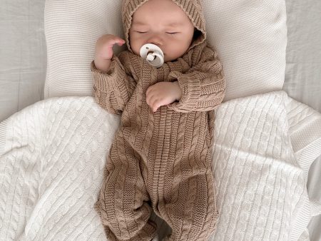 Luna + Luca Baby Bear Jumpsuit - Acorn Cheap