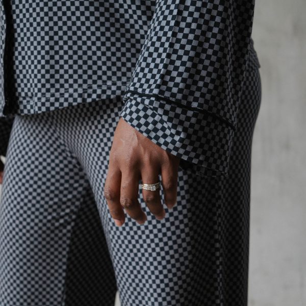 Midnight Checker | Women s Flare Set Sale