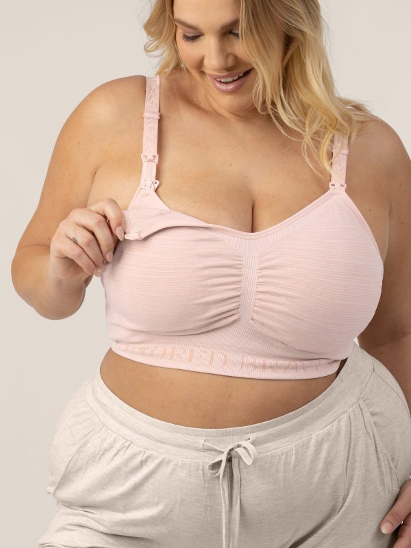 Sublime® Hands-Free Pumping & Nursing Bra | Pink Heather on Sale