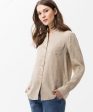 BRAX - Victoria - Blouse unie de lin Fashion