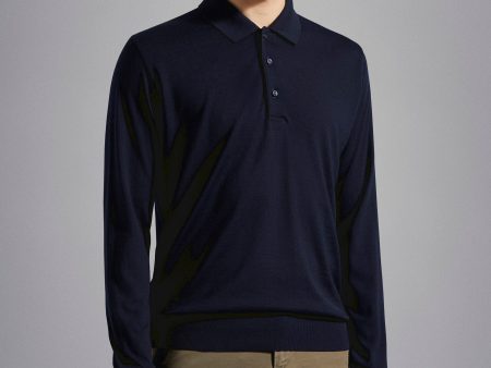 Paul & Shark - Col polo de laine mérinos extra fine Summer Wool Online Hot Sale