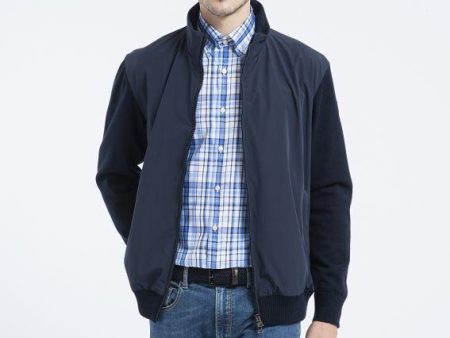 Paul & Shark - Cardigan de nylon avec manches en tricot Supply