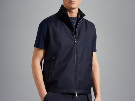 Paul & Shark - Veste sans manches Loro Piana Storm System™ on Sale