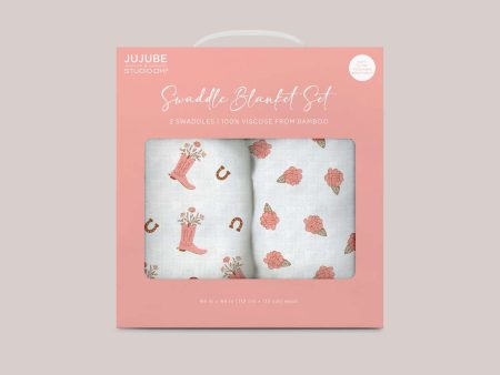 2-Pack Square Swaddle Blanket Set | Bloomin  Boot Fashion