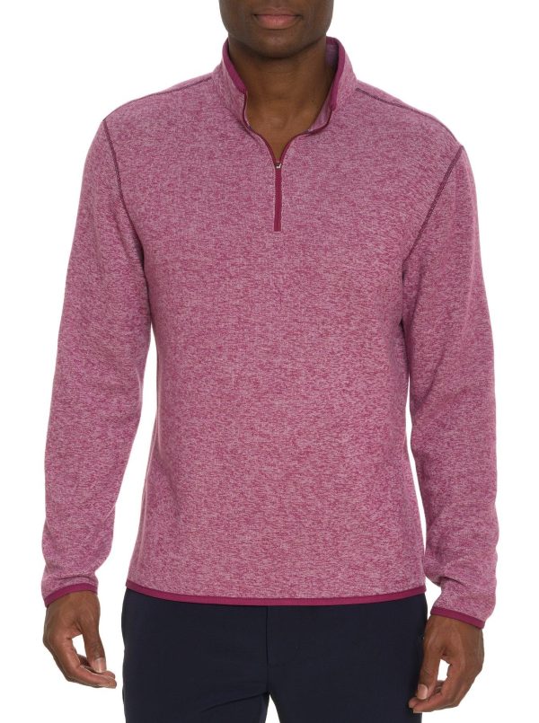 Robert Graham -CARISO - Chandail col zip de tricot For Cheap