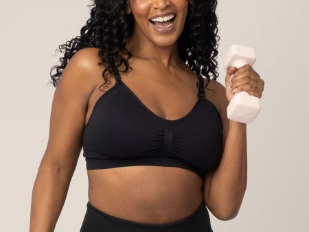 Sublime® Nursing Sports Bra | Black Online Sale