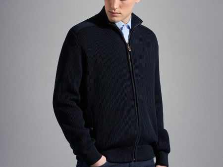 Paul & Shark - Cardigan zip de laine doublé Fashion