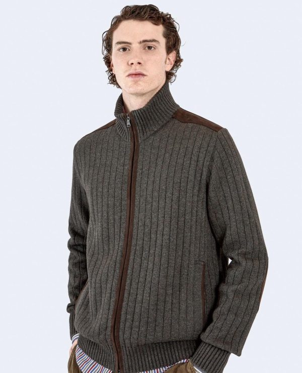 Paul & Shark - Cardigan zip de laine et cachemire Cheap