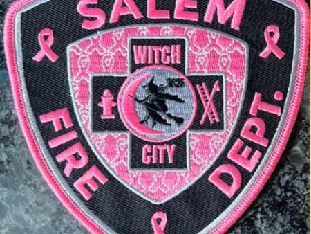 Salem Fire Breast Cancer Patch For Cheap