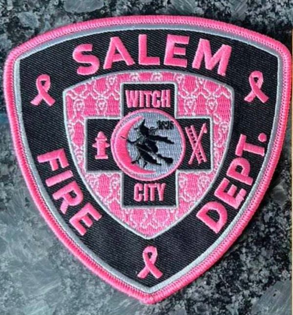 Salem Fire Breast Cancer Patch For Cheap