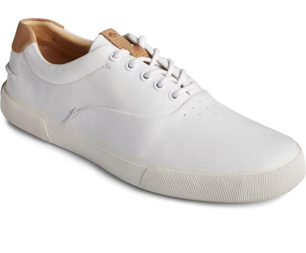 Sperry - Gold Cup™ Striper PLUSHWAVE™ CVO Sneaker - White For Cheap