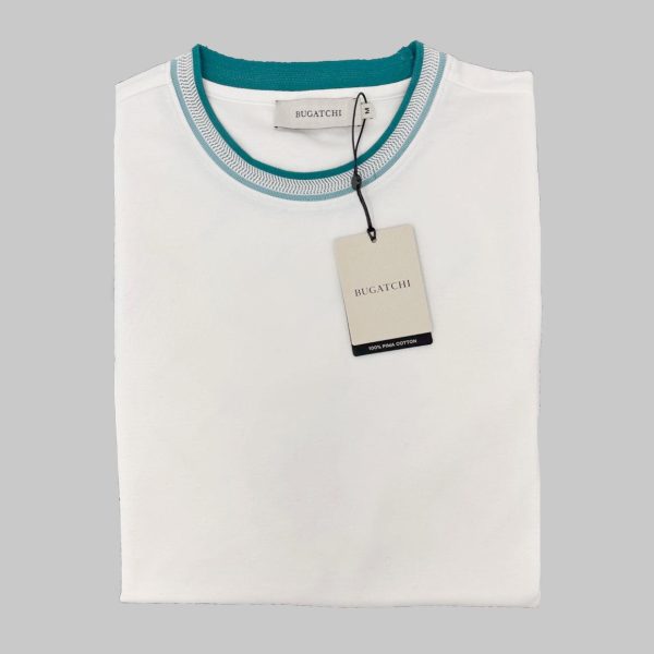 Bugatchi - Crew Neck Pima T-Shirt Online Sale