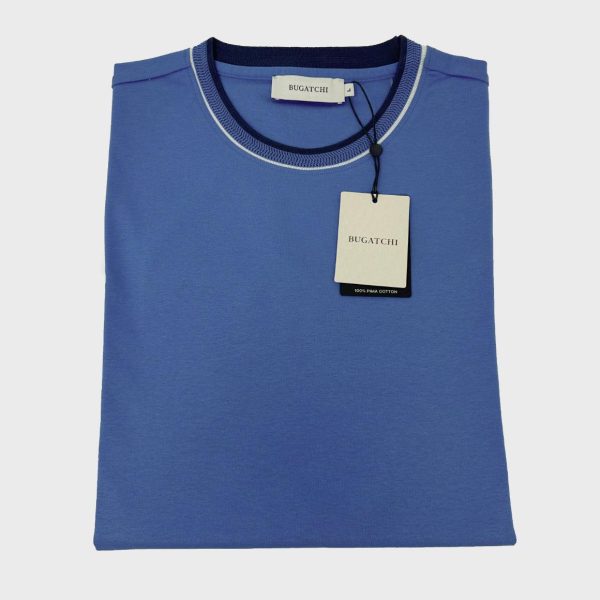 Bugatchi - Crew Neck Pima T-Shirt Online Sale