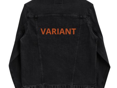 Loki Variant Embroidered Denim Jacket Online Hot Sale