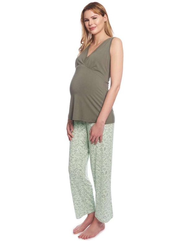 Sage Doodle Analise 5-Piece PJ & Baby Set Online