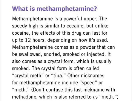 Straight Talk: Methamphetamine|Parlons franchement : La méthamphétamine For Discount