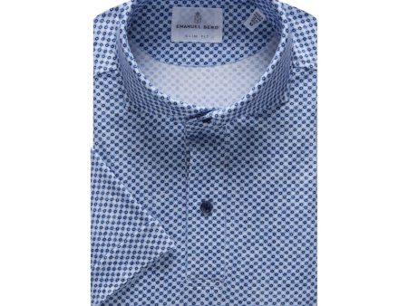 Emanuel Berg - Marselie - Polo manches courtes Premium Jersey Knit - Modern Fit - Marine Fashion