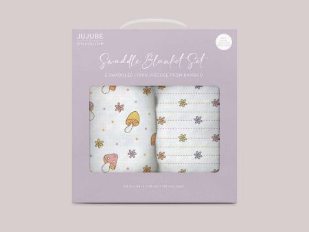 2-Pack Square Swaddle Blanket Set | Mushy Love Hot on Sale