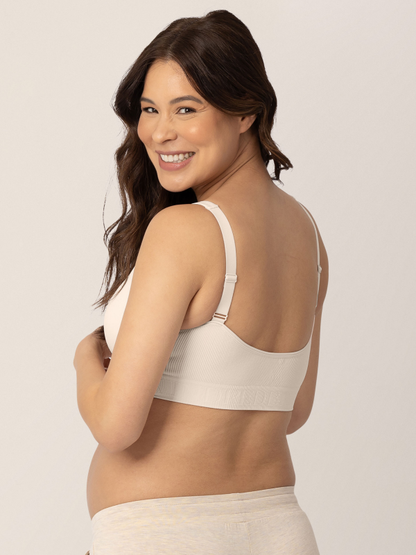 Sublime® Adjustable Crossover Nursing & Lounge Bra | Stone on Sale