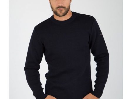 Armor-Lux - Fouesnant - Pull de laine marin uni Online