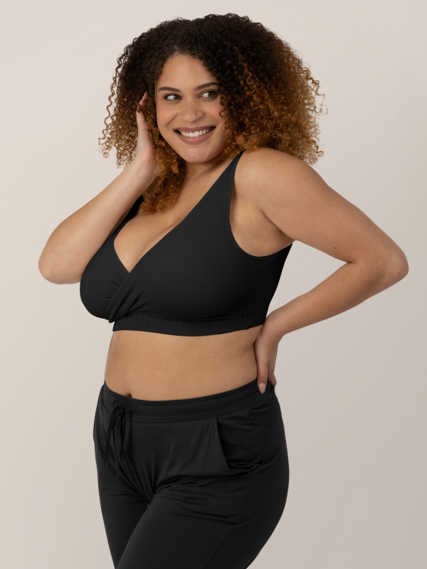 Sublime® Adjustable Crossover Nursing & Lounge Bra | Black Online