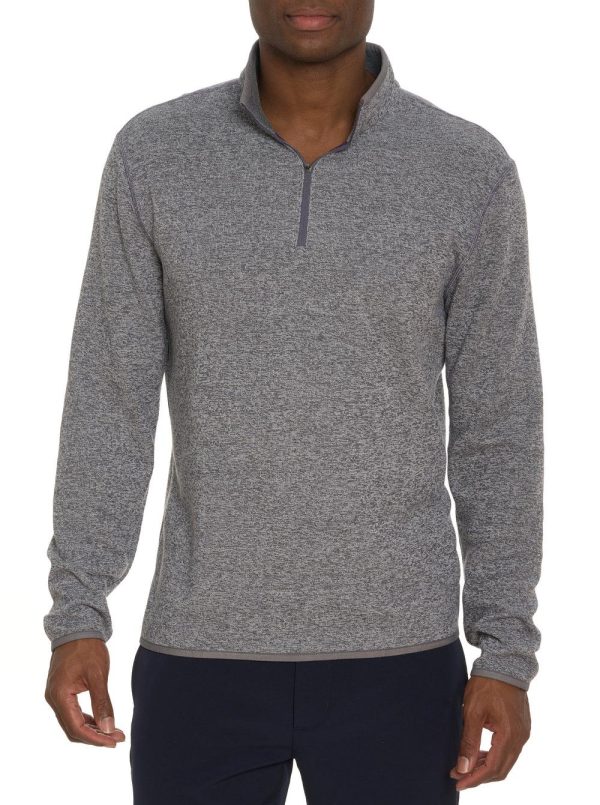 Robert Graham -CARISO - Chandail col zip de tricot For Cheap