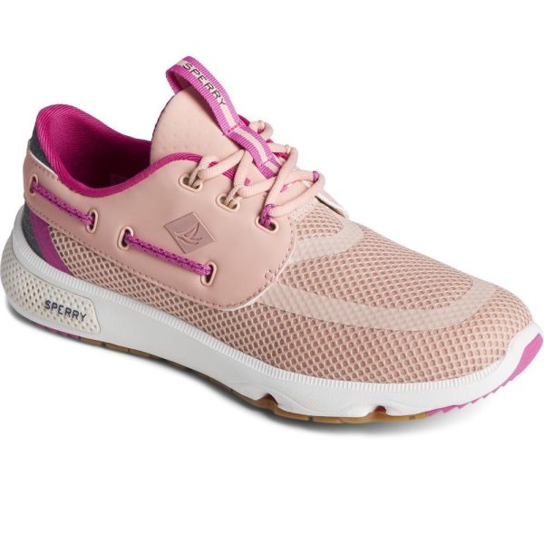 Sperry - Women s 7 Sea 3-Eye Sneaker - Pink Cheap