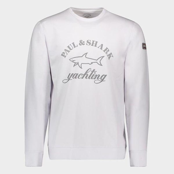 Paul & Shark - Chandail col rond logo réflecteur (disponible en 2 couleurs) on Sale