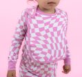 BUBBLEGUM WAVY CHECKERS DREAM BABY BIB Discount