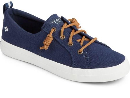 Sperry - Women s SeaCycled™ Crest Vibe Linen Sneaker - Navy Online